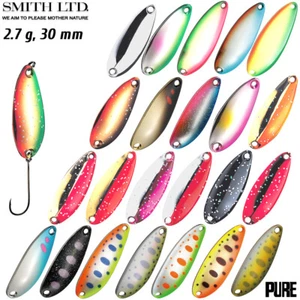Smith Pure 2.7 g 30 mm Assorted Colors Trout Spoon - Picture 1 of 32