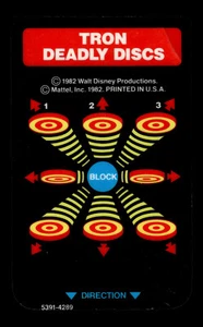 Tron: Deadly Discs (Mattel Intellivision) *SOLO SUPERPOSICIÓN DE CONTROLADOR* - Imagen 1 de 2