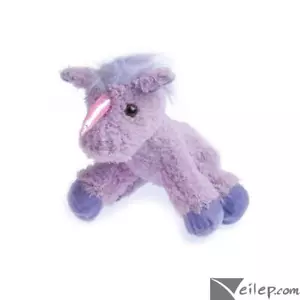 Animal de peluche de poliéster súper suave de cuento de hadas unicornio 11"x8", púrpura - Imagen 1 de 1