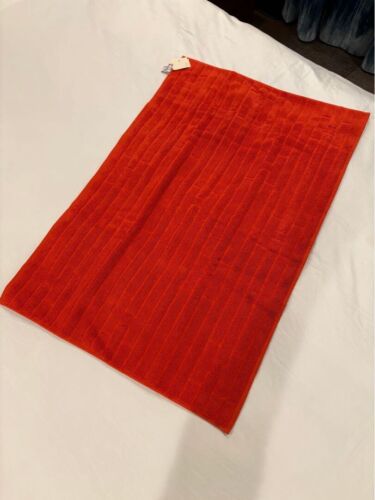 HERMES Paris Bawełniany ręcznik plażowy Mata kąpielowa Ręcznik pomarańczowy 55 x 90cm