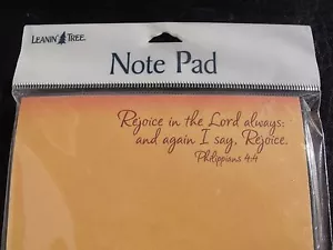 New LEANIN' TREE Note Pad Child Balloons at Sunset Rejoice in the Lord SNP63051 - Picture 1 of 7
