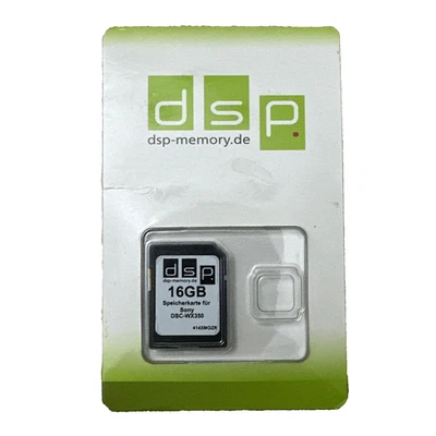 16GB SD Memory Card Digital Camera Photo DataStore Card DSP Universal Compatible - Image 1 of 4