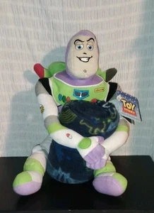 Juego de manta y almohada de felpa Toy Story Buzz Lightyear 14" Disney nuevo - Imagen 1 de 14