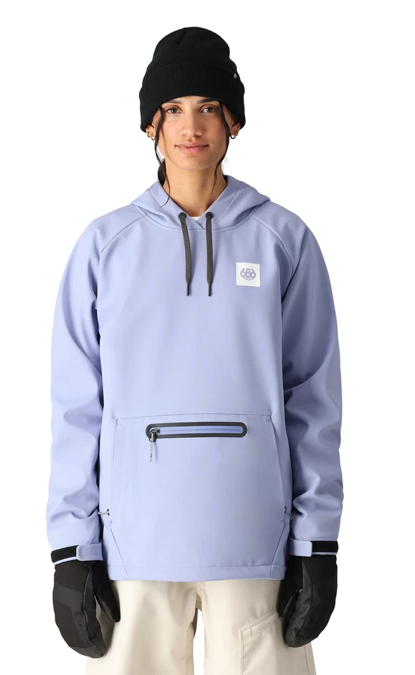 Capuz feminino 686 impermeável impressão roxa G - Imagem 1 de 1