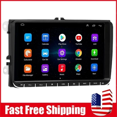 For VW Volkswagen Jetta Passat 9" Carplay Android 12 Car Stereo Radio Navi w/Cam - Image 1 of 4