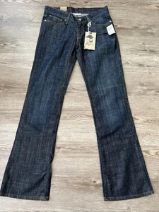 Levis 522 Ultra Low Boot Jean Womens 28 Dark Rinse Full Length New - Picture 1 of 17