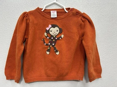 Gymboree fall for monkeys sweater Size 2T autumn thanksgiving halloween Fall - Image 1 of 3