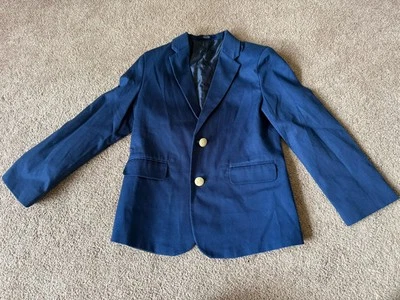 Abrigo Deportivo Izod Niños 6 Azul Marino Chaqueta Blazer Fiesta Boda Formal Pascua Foto 1 de 4