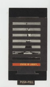1965 Topps Push Pull #13 Statue of Liberty and Empire State Building New York - Picture 1 of 4