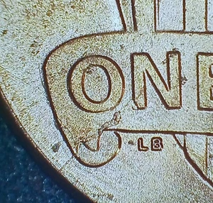 2018-P Lincoln Cent Die Crack Error Reverse - Picture 1 of 3