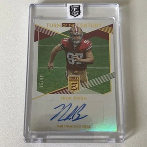 2019 Panin Donruss Elite Turn Of The Century Nick Bosa Rc Auto /99 49er's - Bild 1 von 2