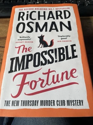 RICHARD OSMAN THE IMPOSSIBLE FORTUNE 2025 BOOK COST £22 READ ONCE - Image 1 of 2