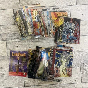 Vintage 1994 Lady Death All Krome Chromium Trading Cards 1-100 Set - Picture 1 of 2
