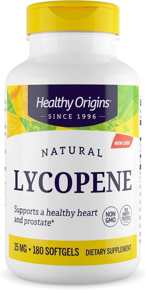 Healthy Origins Lycopene 180 Count Softgels for Heart Skin Prostate Health - Image 1 of 4