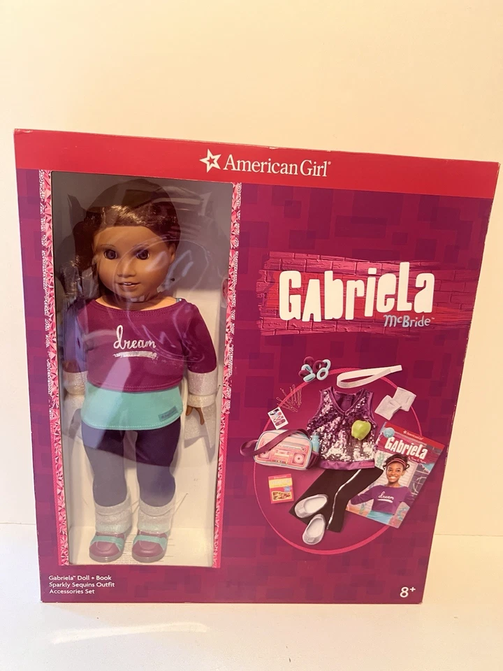Muñeca American Girl Gabriela McBride con conjunto de accesorios GOTY 2017 nueva en caja Foto 1 de 4