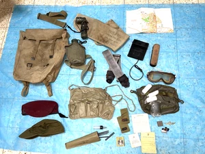 Equipo de combate de campo paracaidista del ejército israelí Zahal de las FDI años 70 Guerra de Yom Kippur - Imagen 1 de 24