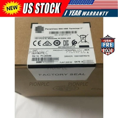 2711R-T7T PANELVIEW 800 7-INCH HMI TERMINAL 2711R-T7T 1pcs - Image 1 of 4