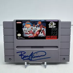 Bill Laimbeer Combat Basketball (1991) Cartridge SIGNED Beckett Detroit Pistons - Picture 1 of 6