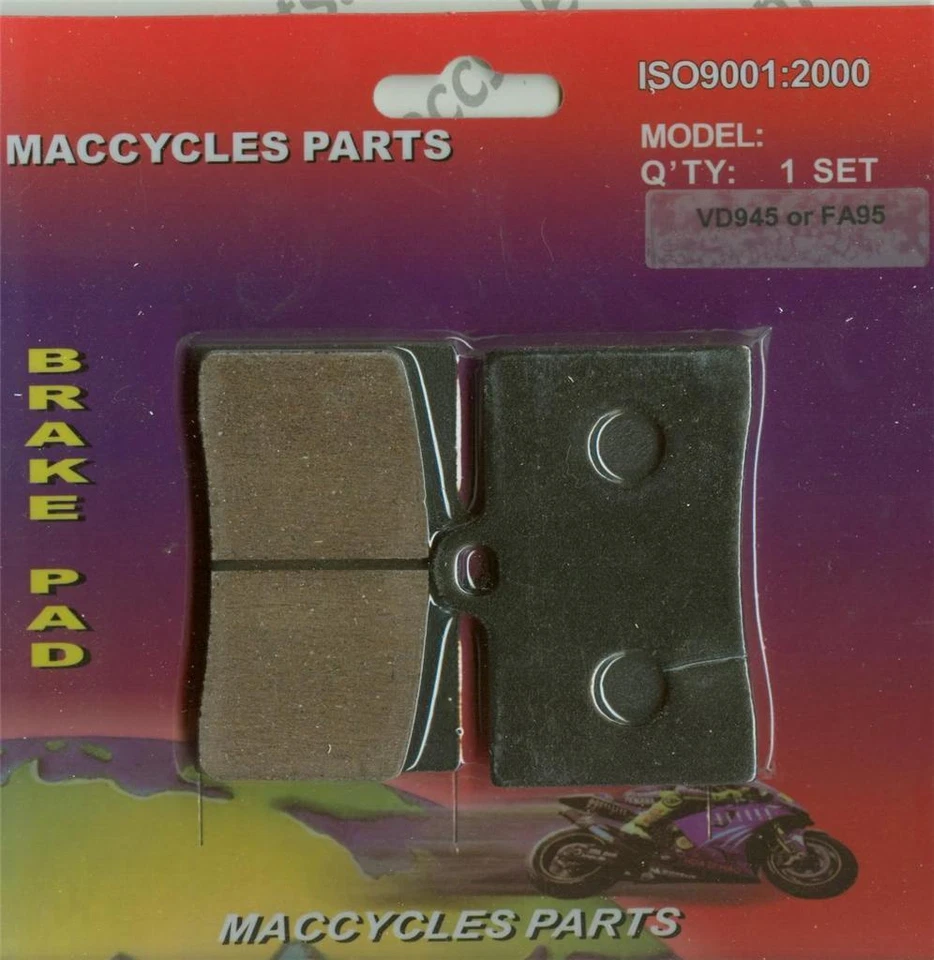 Pastillas de freno de disco delanteras MZ Scorpion 1999 (1 juego) Foto 1 de 1