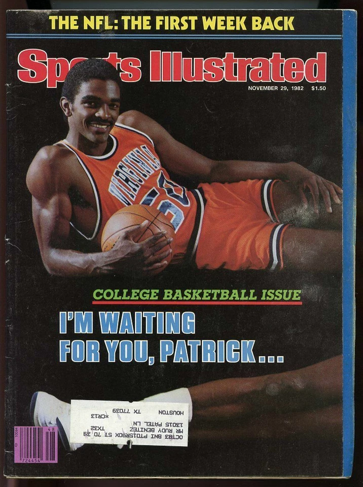 Sports Illustrated November 29, 1982 NCAA Ralph Sampson and Patrick Ewing - Image 1 of 1