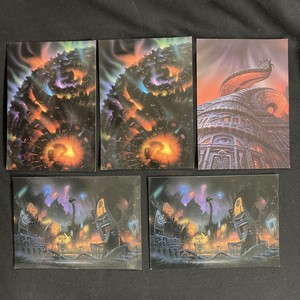 PROMO cards for Ralph BAKSHI film COOL WORLD Barry Jackson art! 