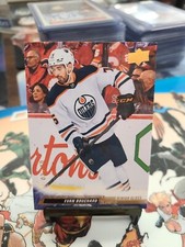 2022-23 Upper Deck Hockey EVAN BOUCHARD #318 Oilers High Gloss /10 DVS 314