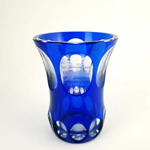 Biedermeier - Ansichten-, Badeglas KARLSBAD, datiert 1851. - Picture 1 of 12