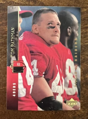 1994 Upper Deck Football Card #85 Tom Rathman - Image 1 of 2