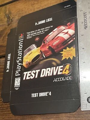 Vtg 1997 Test Drive 4 Store Display Box Employee Promo PlayStation PS1 - Image 1 of 4