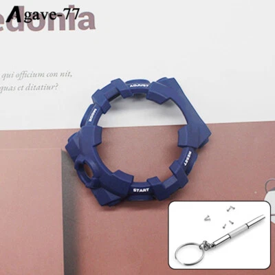 橡胶手表表圈外壳 保护套 替换件 适用于卡西欧 GA700 GA-700 保护 — 第 1/4 张图片