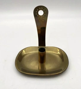 Brass Single Candle Wall Sconce Colonial Williamsburg Virginia Metalcrafters - Picture 1 of 12