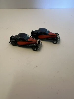 2x Hot Wheels ‘37 Bugatti Diecast 1:64 Black Wall Tires 1980 READ description L2 - Image 1 of 4