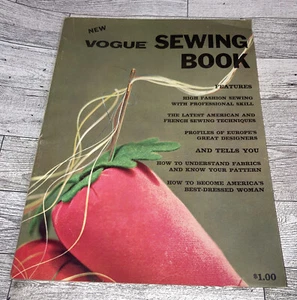 Vintage The New Vogue Sewing Book 1963 Fashion Magazine - Picture 1 of 6