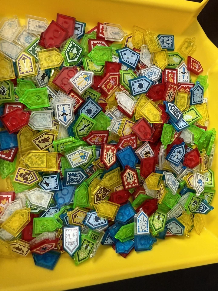 Lot Of 10 Lego Nexo Knights Power Shield Pattern 70372 Random Pick - Image 1 of 1