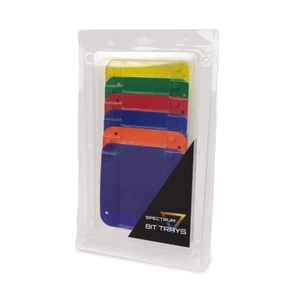 1 pack of 6 BCW 6-color Assortment of Board Game Bit Trays - Picture 1 of 8