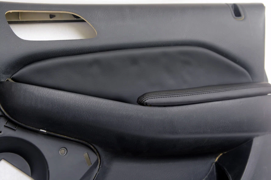 Se adapta a tarjetas insertables de panel de puerta de cuero sintético negro Acura MDX 01-06 Foto 1 de 2