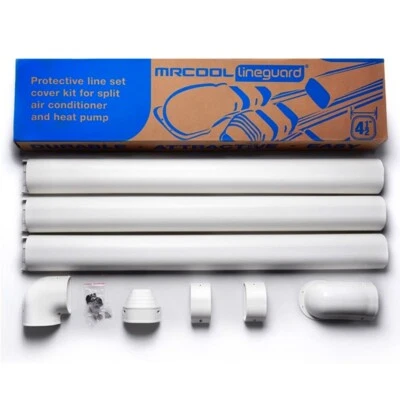 Juego de cubierta MrCool Line 4-1/2" AMPLIO para mini-dividido y aire acondicionado central blanco Foto 1 de 3
