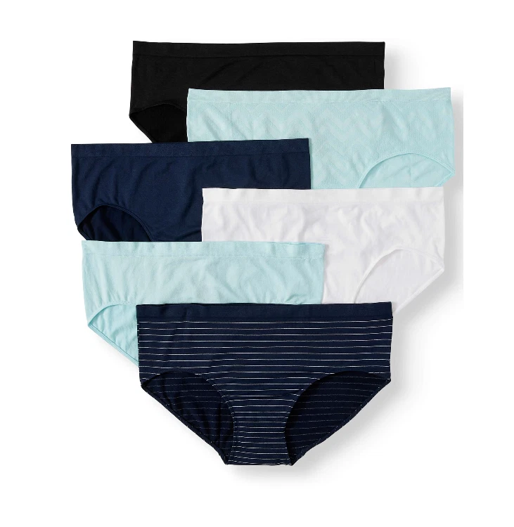 Secret Treasures Size 14 4x Hipster Panties 6 Pair Seamless