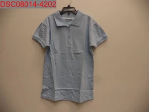 Qty=2 Galaxy by Harvic Girls Lt. Blue Uniform Polo Shirt 10 786935002974 - Picture 1 of 9