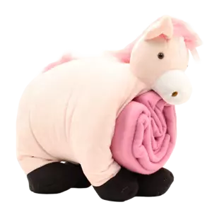 M&F Bigtime Barnyard Pink Horse Blanket Buddy 50776 - Picture 1 of 1