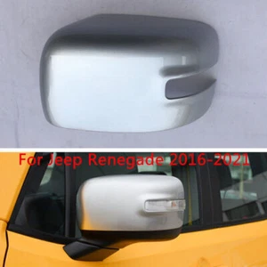 Left Side Rearview Door Side Mirror Shell Cover Cap For Jeep Renegade 2016~2021 - Picture 1 of 5