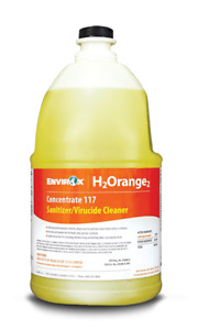 Envirox H2 Orange2 Concentrate 117, Oxidizing Multi-Purpose Sanitizer (1 Gallon)