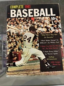 COMPLETE 1961 BASEBALL MAGAZINE DICK GROAT PITTSBURGH PIRATES NICE MINT - Picture 1 of 1
