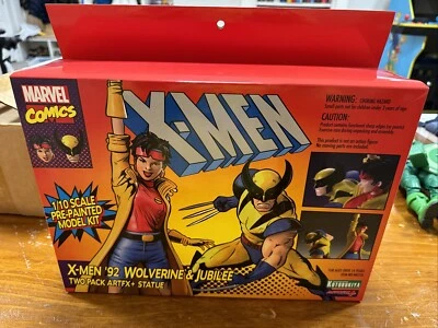 Kotobukiya Marvel Comics X-Men '92: Wolverine & Jubilee Two Pack Artfx + Statue - Image 1 of 4
