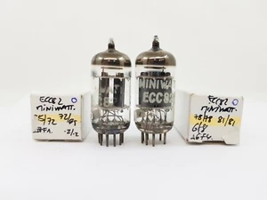 2 X ECC82 TUBE. MINIWATT BRAND TUBE 1960´S PRODUCTION  CRYOTREATED CH27V13 - Picture 1 of 4
