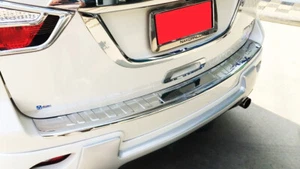 A CHROME REAR BUMPER STEP DOOR SCUFF PLATE ISUZU MUX MU-X 13 14 15 16 - Picture 1 of 3