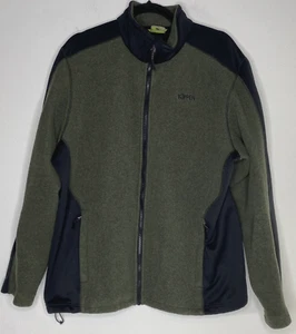 Koppen Fleece Jacket Men's XL Green/Black Full Zip Hiking Pockets Gorpcorp - Picture 1 of 10