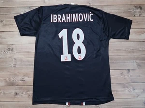 ⚽NIKE Football Shirt PARIS SAINT GERMAIN IBRAHIMOVIC Soccer Jersey, Men`s Size M - Picture 1 of 16