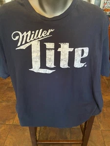 Miller Lite Beer Drink Graphic T Shirt Men's Size M Medium - Picture 1 of 3