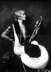 Ziegfeld Follies - Flapper Girl - 8 x 10 PUBLICITY PHOTO Vintage 1920s glamour - Picture 1 of 1
